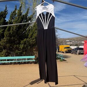 Weissman Black and White Kids Jumpsuit Romper